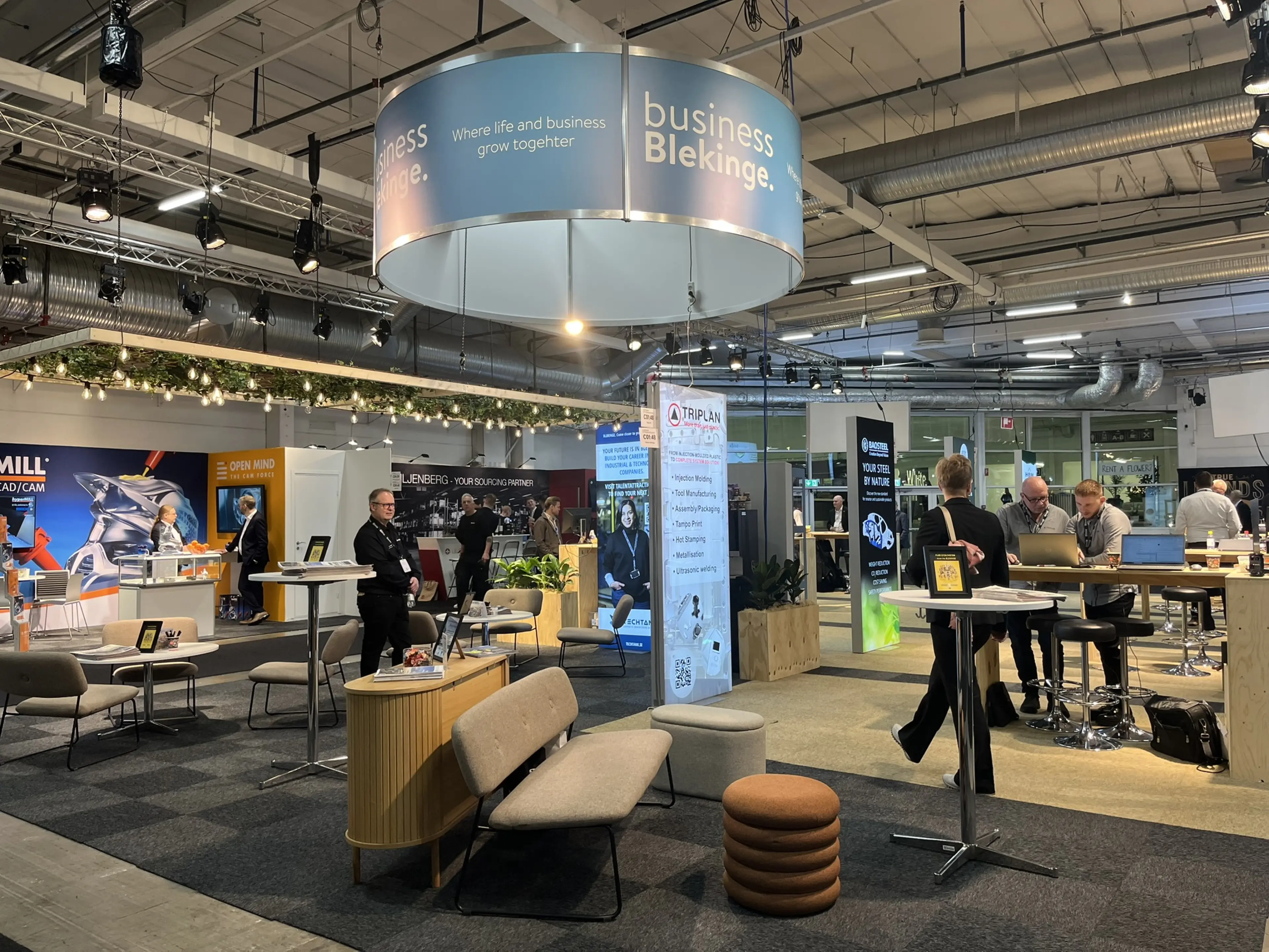 Business Blekinges samlingsmonter på Elmia subcontractor